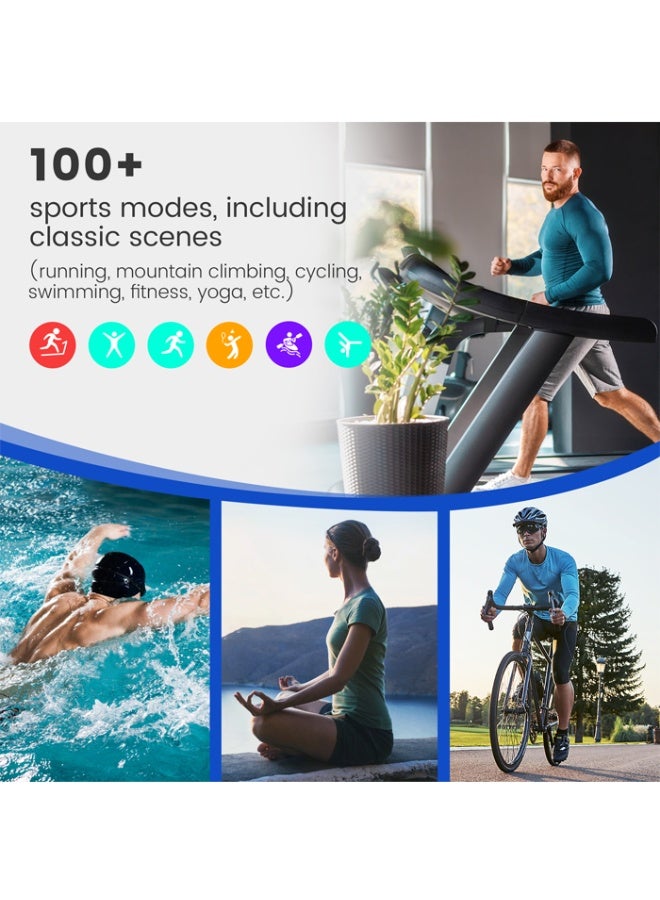 Men's smart watches, sports watches, waterproof watches, multiple sports modes, Bluetooth connection - Image 5